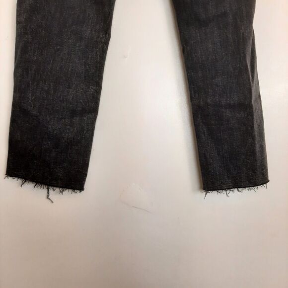 Gap Jeans Women 31/12R Cigarette High Rise Slim Stretch Washed Black 26" Inseam - Picture 4 of 10